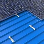 Mini rails for solar panels